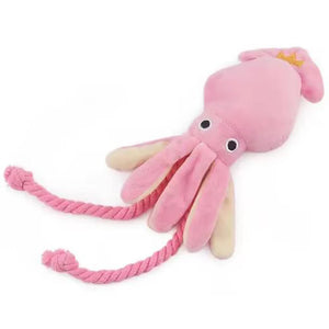 Interactive Dog & Cat Toy – Durable Rope Chew Octopus