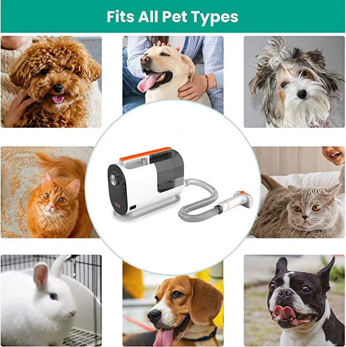 Professional Pet Grooming Kit – 7-in-1 Clippers Set for Dogs & Cats