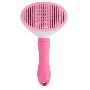 Self-Cleaning Dog Grooming Brush – Easy Hair Removal & Massage Comb