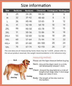 Waterproof Dog Jacket – Warm Winter Coat for Medium & Large Dogs