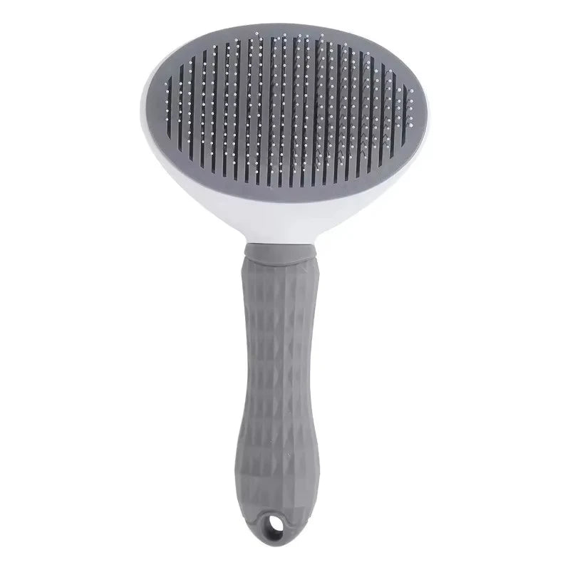 Self-Cleaning Dog Grooming Brush – Easy Hair Removal & Massage Comb