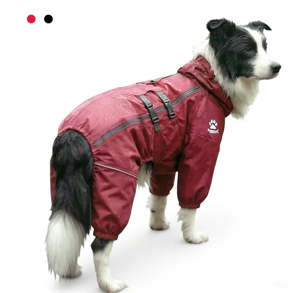 Waterproof Dog Jacket – Warm Winter Coat for Medium & Large Dogs