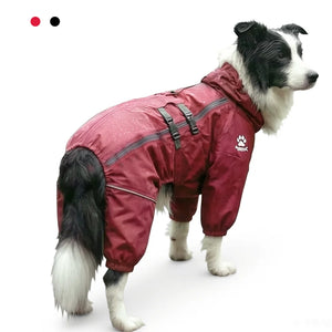 Waterproof Dog Jacket – Warm Winter Coat for Medium & Large Dogs