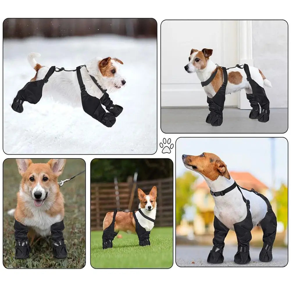 Waterproof Dog Boots – Non-Slip Outdoor Shoes for Pets